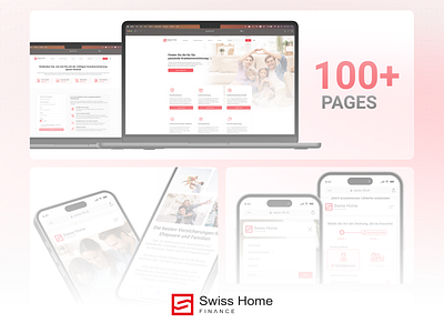 Swiss Home Finance Website design ui ux website
