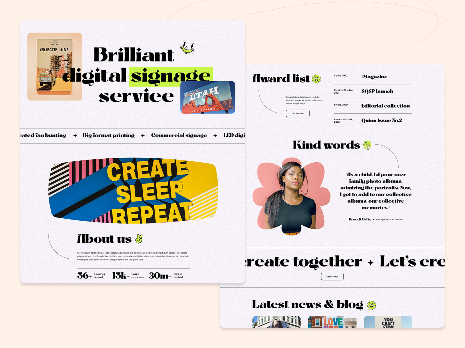 Signart - Business Website Template business agency digital services digital signage ecommerce design retina ready signage services webflow template webfonts wordpress theme