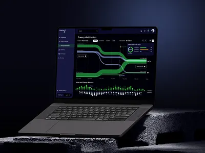 Software for monitoring the energy efficiency of enterprises analytics balance branding chart electricity energy energy efficiency enterprises graph graphic design industries monitoring platform power product design saas software startup ui ux