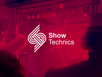 Show Technics branding concept creative design logo show simple stmonogram symbol technics