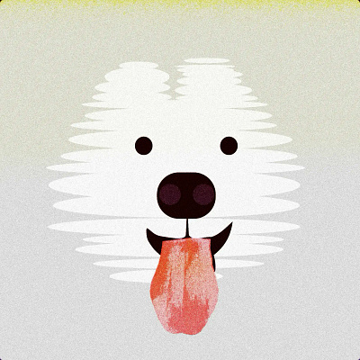 lick doggo doodle illustration lick noise shunte88 vector