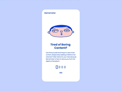 Daily UI 023 - Onboarding Animation after effects animation app design blue daily ui dailyui design illustration motion motion design motion ui onboarding ui ui design ux design