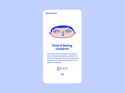 Daily UI 023 - Onboarding Animation after effects animation app design blue daily ui dailyui design illustration motion motion design motion ui onboarding ui ui design ux design