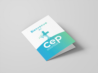 Dépliant & logo | CEP orange colorisation dépliant dépliant 2 volets graphic design logo mise en page typographie