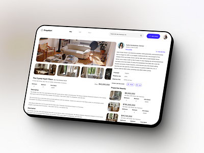 PropAlert - A House hunt site landingpage ui uiux