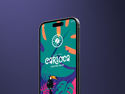 Carioca Coffee Shop Concept App coffee app mobile app product design ui