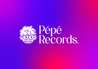 Pépé Records. branding graphic design illustration motion graphics ui