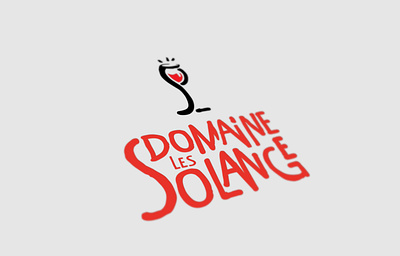 Domaine les Solange | Création Logo branding font creation graphic design identité visuelle illustration logo design typographie