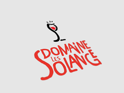 Domaine les Solange | Création Logo branding font creation graphic design identité visuelle illustration logo design typographie