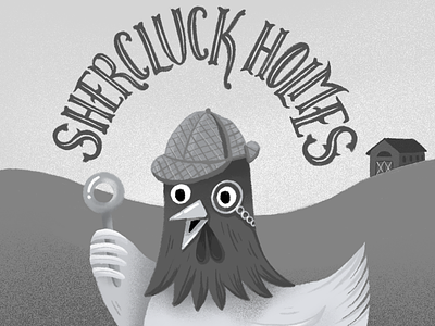 Shercluck Holmes and the Mystery of the Dastardly Porch Pirate character character art character design color corporate illustration design game game design illustration illustrator mystery procreate sherlock holmes story storytelling visual art