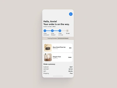 Daily UI 86. Progress Bar app design boutique daily ui daily ui challenge mobile app mobile design shopping app tracking app ui ui challenge ui design ui designer ux ux design ux designer