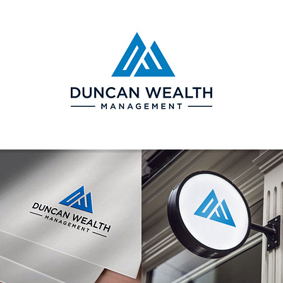 Logo Design for Duncan Wealth Management branding design graphic design initial lettermark logo logotype wordmark