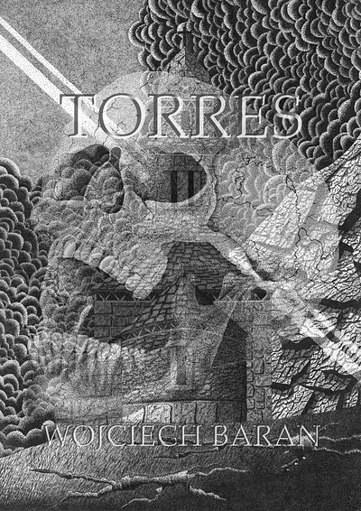 Book cover for my novel: "Torres" cover illustration drawing inking novel project torres