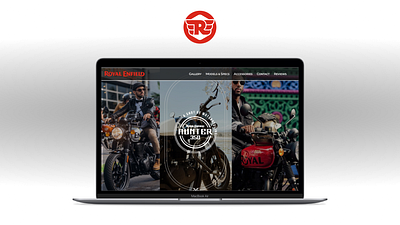 Royal Enfield- Hunter 350 branding design hunter 350 landing page motorcycle royal enfield ui uidesign web webdesign