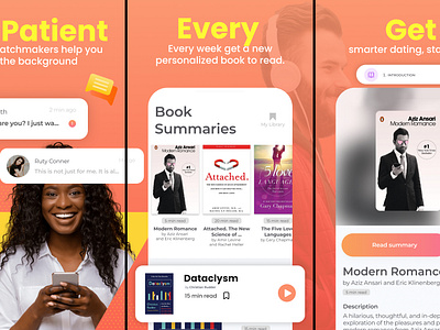 Dating App Screenshots Designer for IOS app preview design app screenshots dating app screens ipad screenshots mobile app screenshots play store preview screenshots