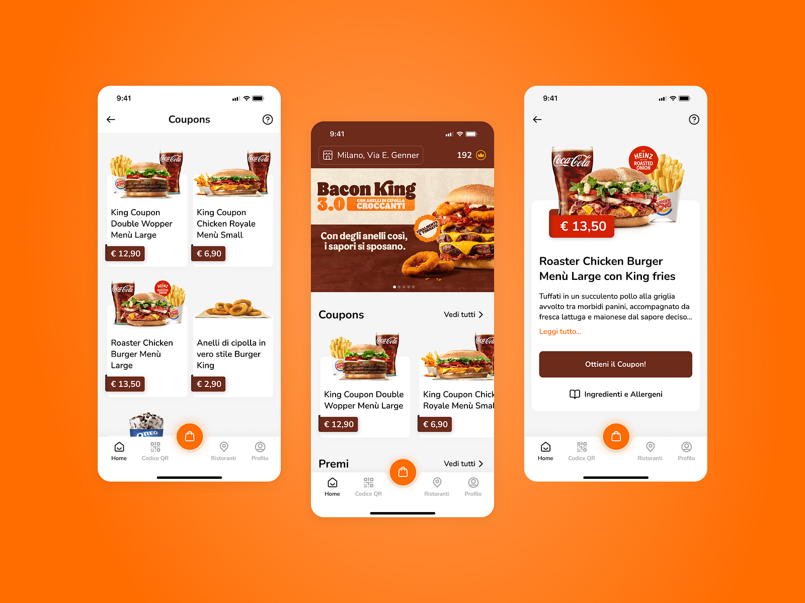 Burger King - Mobile App Ui by Vince on Dribbble