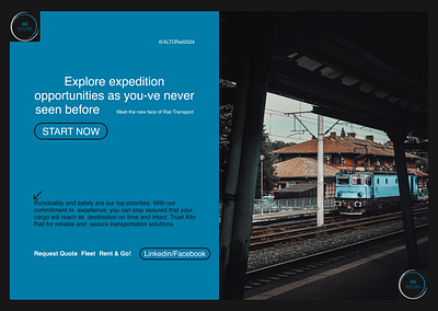 ALTO Rail Landing page