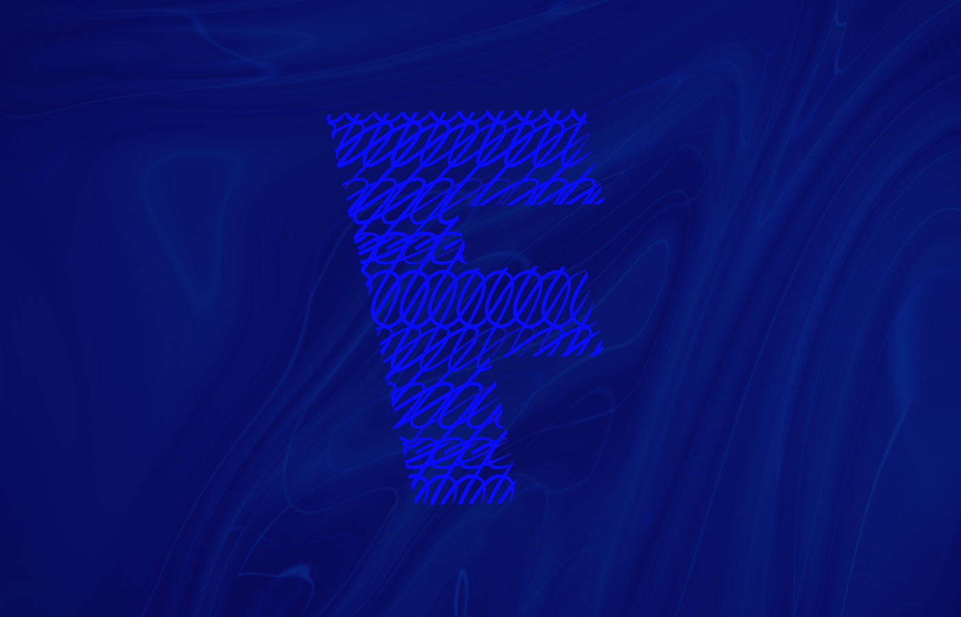 F amazing animation beautiful blue blue background branding gif graphic design letters logo motion graphics ocean see