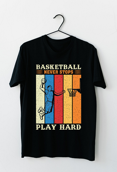 BASKETBALL T-SHIRT DESIGN american flag t shirt design basketball t shirt design dad t shirt design hiking t shirt design hunting t shirt design retro t shirt design streetwear t shirt design vintage t shirt design