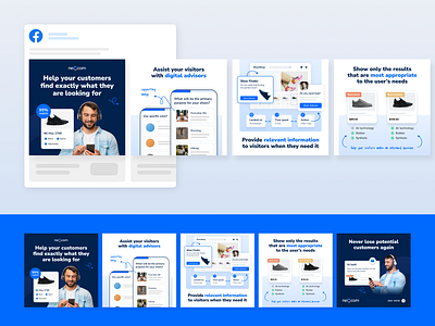 Neocom - Carousel Ad Design ad design advertising carousel content creation ecommerce facebook ads instagram ads paid media ppc design saas static ads