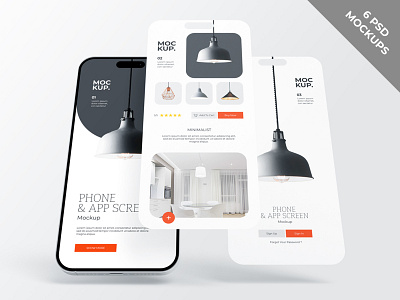 Phone And App Screen Mockup app application brand brand mockup branding branding mockup interface mockup template ui ux web web mockup website website mockup