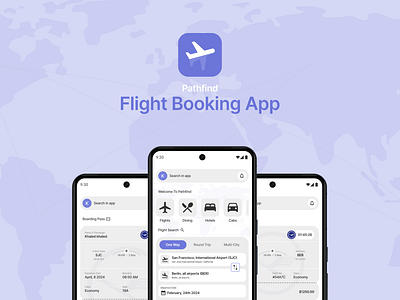Pathfind - Flight booking app app app design graphic design mobile ui ux