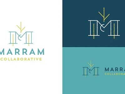 Marram Collaborative collaborative design dunes grass letterm logo