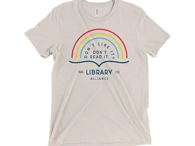 Don't Like It? Don't Read It. ban book lgbt library rainbow shirt