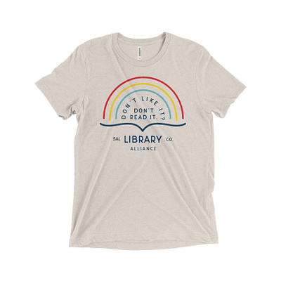 Don't Like It? Don't Read It. ban book lgbt library rainbow shirt