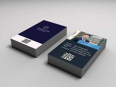 BUSINESS CARD DESIGN TEMPLATE 3d branding graphic design logo
