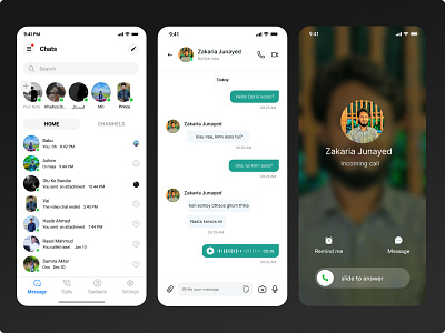 Messenger Ui Interface Design