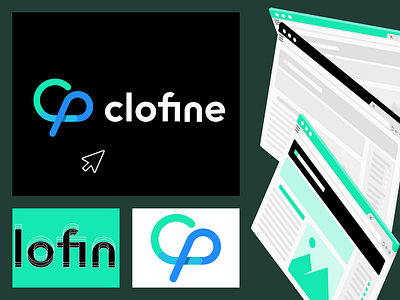 Clofine ☁️ app logo clean logo cloud logo cloud service fintech logo logo animation logo design tech logo