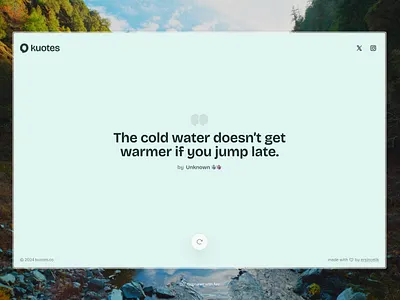 kuotes.co is live 🎉 design product design ui website