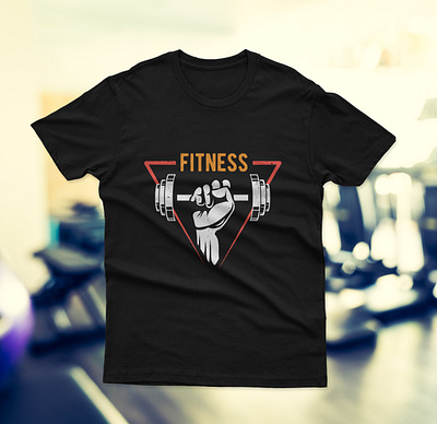 Fitness T-shirt Design design fitness t shirt fitness t shirt design graphic design gym t shirt illustration t shirt t shirt design tshirt