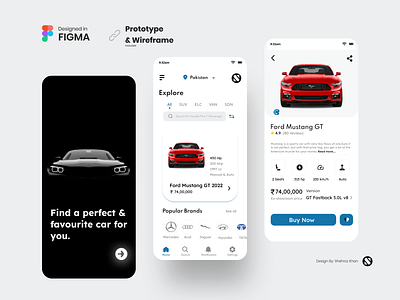 Car Buying App Ui appdesign figma figmadesign mobileapp ui uidesign uiux