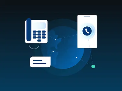 Hero Animation - Earth Intercall animation branding design graphic design hero animation illustration lottie lottie animation microinteraction motion graphics smooth animation ui