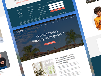 Orange County Property Management Company beach california company county frontend home house losangeles luxury management newportbeach orange property propertymanager realestate rent ui ux webdesign website