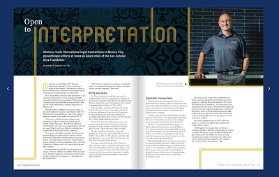 Open to Interpretation Magazine Spread Design article design law design magazine spread spread design