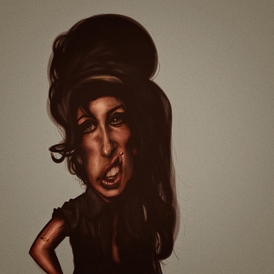 Amy amy winehouse caricatura caricature character art cover art editorial illustration illustration ilustrazione ilustração ilustração editorial magazine cover