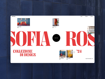 Architecture studio landing page animation animation architecture design layout typography ui website