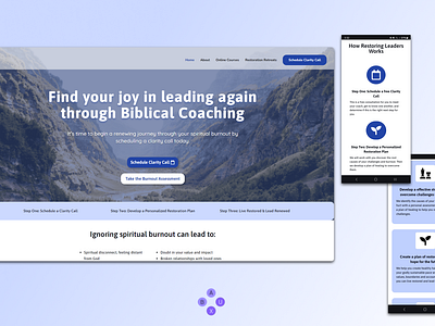 Restoring Leaders - Home Page Refresh branding design refresh divi responsive design ui ui design ux ux design web design wordpress