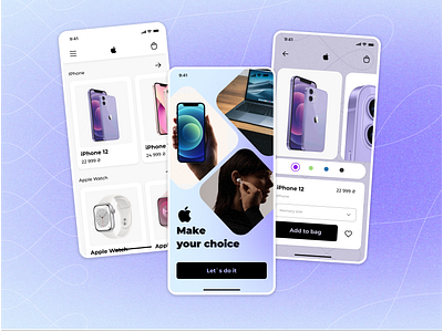 Apple Mobile App app apple design figma ios iphone mobile ui ux