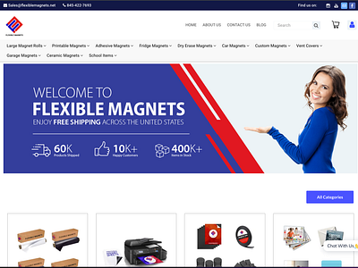 Flexible Magnets - Amazon FBA Wholesale Webstore css dev.nazmul.co flexiblemagnets.net frotnend html uxui design weebly