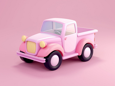 Pickup Truck 3d | Old Classic Truck 3d 3d 3d cartoon truck 3d cute car 3d design 3d mascot truck 3d pastel truck antique pickup truck car 3d cartoon truck cartoon truck 3d classic car 3d design fiverr gerdoo old classic truck pastel colors pastel truck pickup truck 3d truck 3d vintage truck 3d