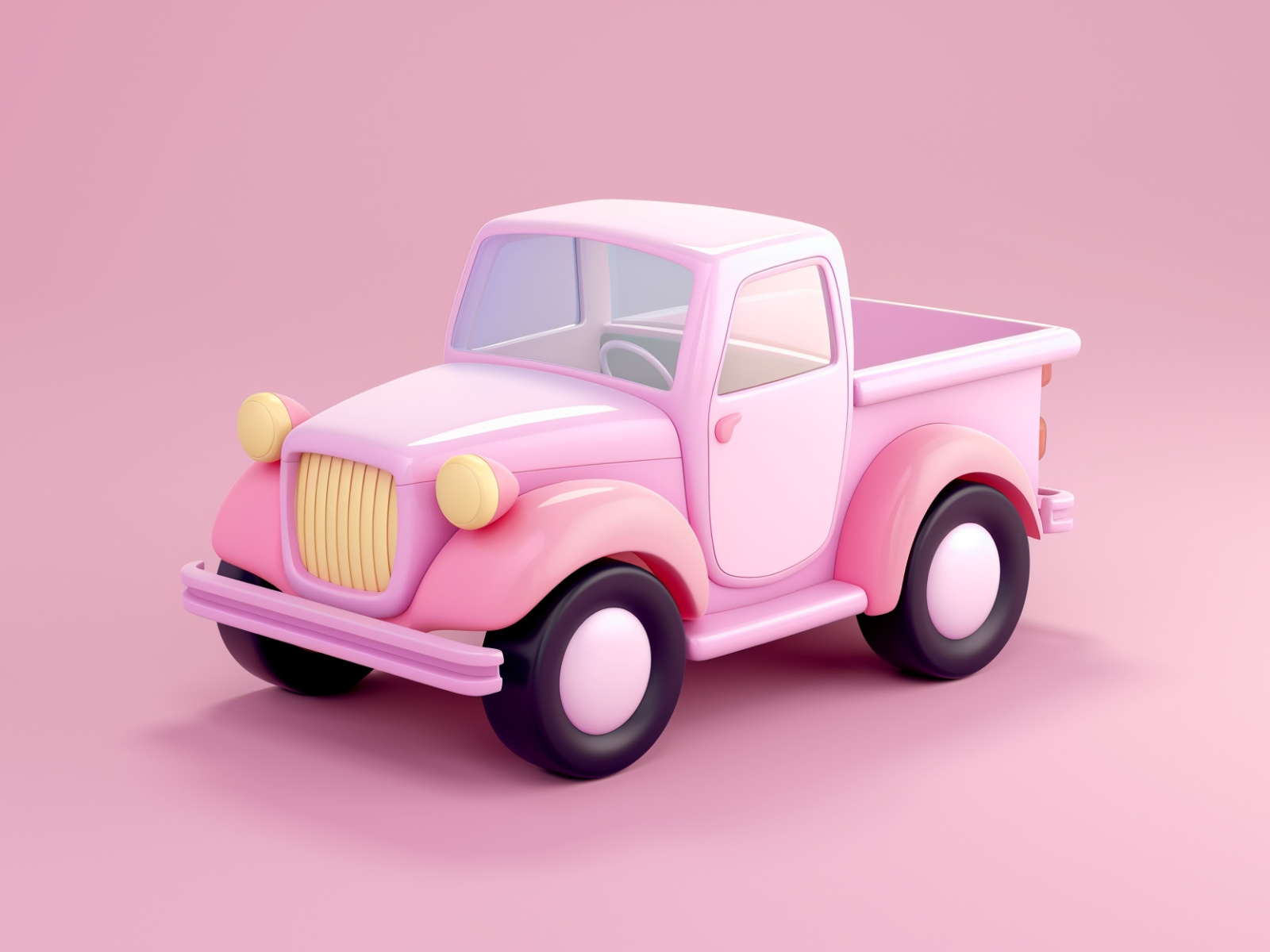 Example of 3D Custom Cartoon Truck Mascot
