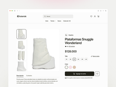 Single Product | UI Camp #06 clean ui dailyui dailyuichallenge e commerce ecommerce figma online store product details product page store ui web web design website