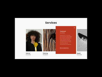 website layout beauty landing page layout ui web design website