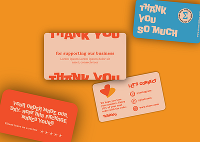 Thank You Card Templates business card card template creative market template thank you cards