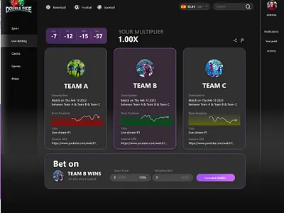 Double Dice graphic design ui user experience ux