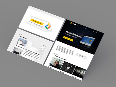 Nobel Pixels branding graphic design ui ux